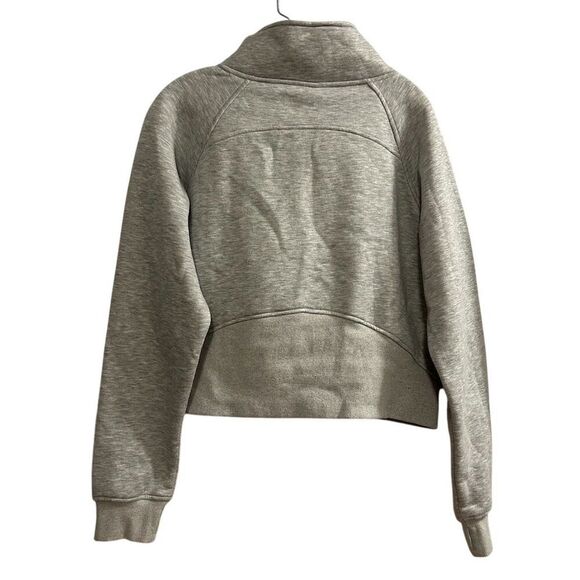Unbranded Women's M Gray Half Zip Pullover Sweatshirt Kangaroo Pocket - Picture 9 of 13